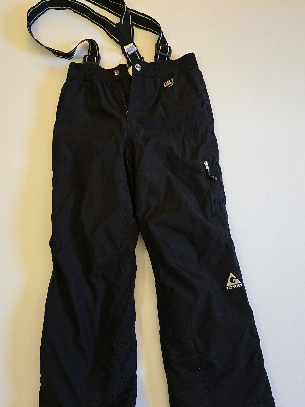 Gerry Fleece Lined Snow Bibs Sz M (10-12)